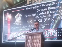 Marittan Purba sebagai Ketua Terpilih DPC PACS/PMS, Ditetapkan di Muscab 1/2025