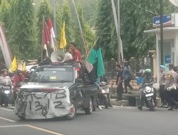 Demo Aksi Solidaritas Mahasiswa se- Kota Banjar Berjalan Tertib, Sedikit Diciderai Pengrusakan Kantor DPRD oleh Sekelompok Pemotor Tak Dikenal