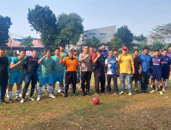 Sambut HUT ke- 80 RI, Kapolsek Pancoran Buka Turnamen Sepakbola Warga Rawajati Timur