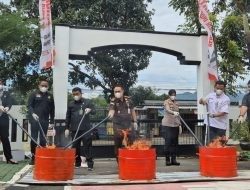 Pemusnahan Barang Bukti (Inkracht) Dipimpin Kajari kab Semarang Ismail Fahmi, S.H., M.H.