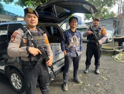Unit Pam Obvit Sat Samapta Polres Majalengka Laksanakan Pengawalan Bank BRI
