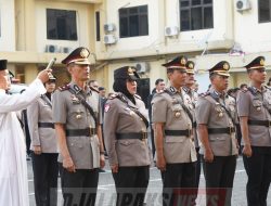 Upacara Hari Juang Polri Digelar Polrestabes Semarang dengan Diikuti Sertijab dan Pemberian Rewards