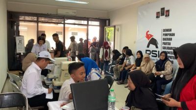 Bakti Sosial Pemeriksaan Mata Gratis Dilaksanakan Partai PSI, Peduli Kesehatan Masyarakat