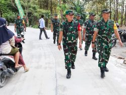 TMMD TNI Ke-125 Bojonegoro Ditinjau Tim Wasev Mabes TNI AD