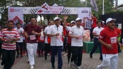 HUT ke-68: PT. SIG Gelar Fun Trail Run Sekaligus Peringati HUT ke-80 RI
