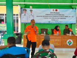 TNI dan BPBD Sosialisasi Mitigasi Bencana pada Kegiatan Program TMMD ke- 125