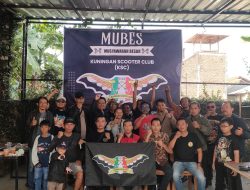 Komunitas Vespa Legendaris Hidup Lagi, Rona Maulana Nahkodai Kuningan Scooter Club