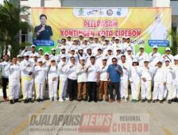 Pemkot Cirebon Dorong Prestasi dan Promosi Potensi Daerah, Lepas Kontingen Porsenitas XII