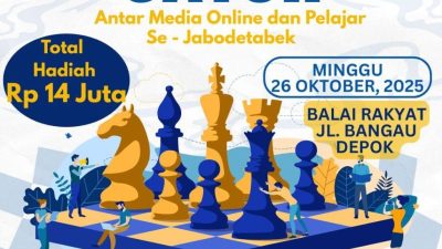 PWOIN Depok Gelar Open Turnamen Catur Antar Pelajar Menyambut Sumpah Pemuda