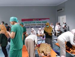 Kegiatan Non-fisik Berupa Bhakti Sosial KB MOW Digelar TMMD 126 Kodim Pacitan